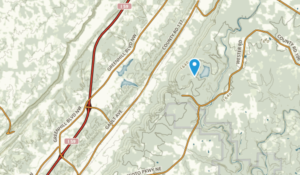 Valley Head, Alabama Map