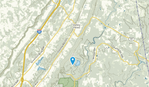 Valley Head, Alabama Map