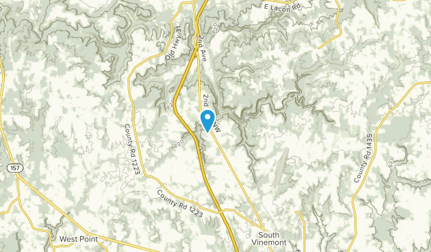 Vinemont, Alabama Map