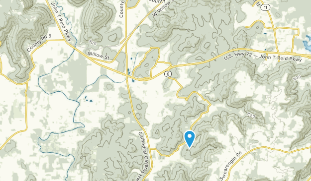 Woodville, Alabama Map