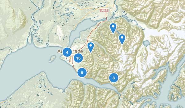 Anchorage, Alaska Map