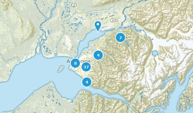 Anchorage, Alaska Map