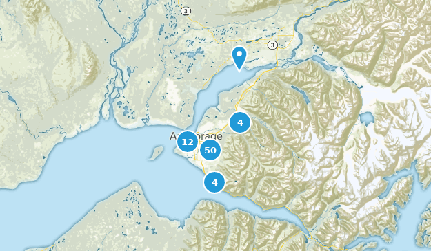 Anchorage, Alaska Map