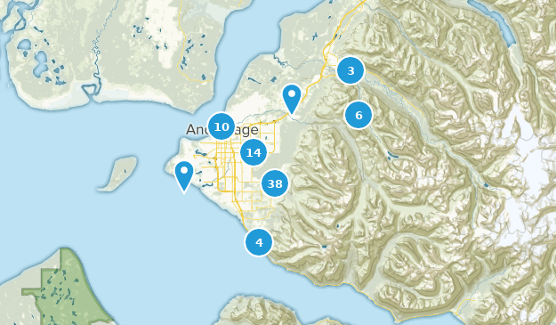 Anchorage, Alaska Map