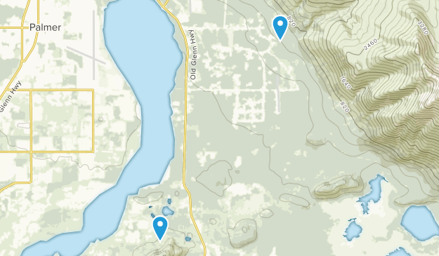 Butte, Alaska Map