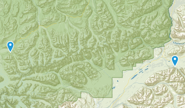 Cantwell, Alaska Map