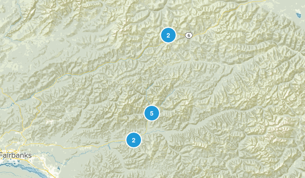 Chena Hot Springs, Alaska Map