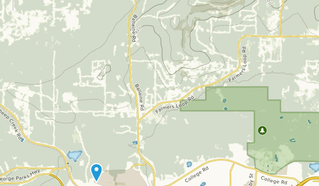 College, Alaska Map