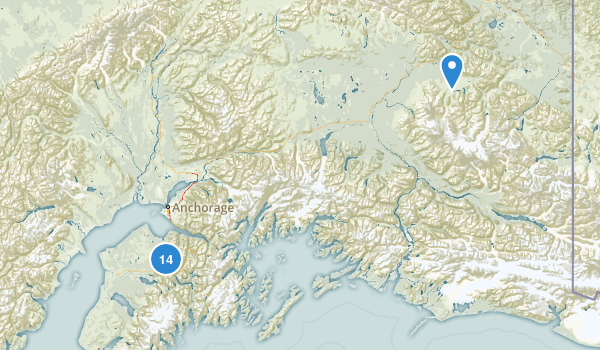 Cooper Landing, Alaska Map