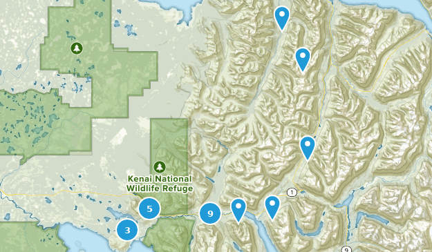 Cooper Landing, Alaska Map