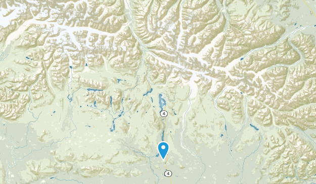 Dot Lake, Alaska Map