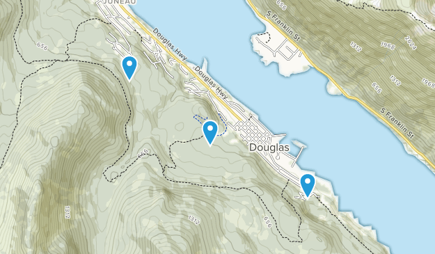 Douglas, Alaska Map