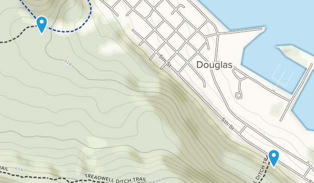 Douglas, Alaska Map