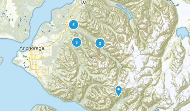 Eagle River, Alaska Map