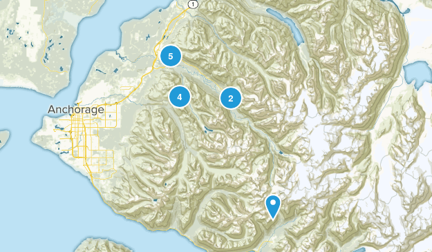 Eagle River, Alaska Map