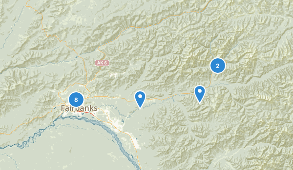 Fairbanks, Alaska Map