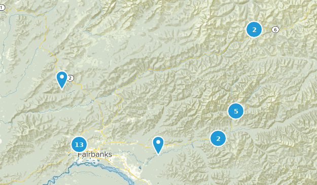 Fairbanks, Alaska Map