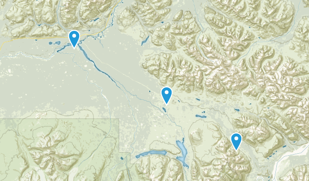 Gakona, Alaska Map