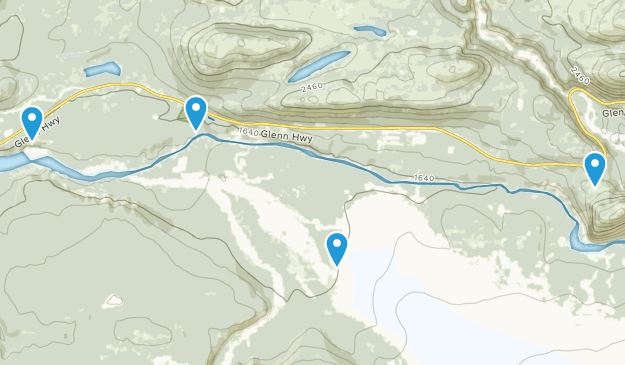 Glacier View, Alaska Map