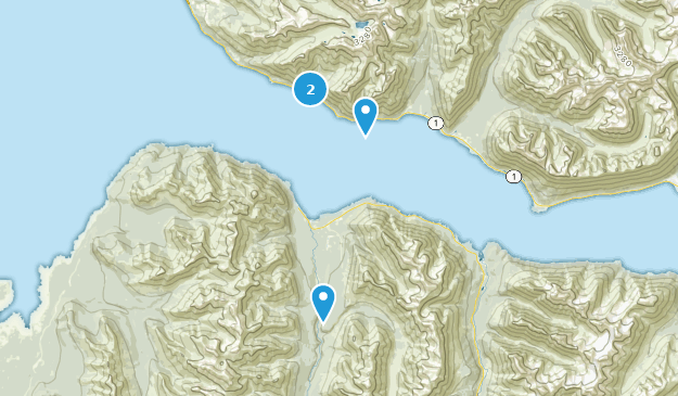 Hope, Alaska Map