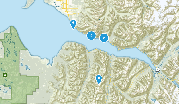 Indian, Alaska Map