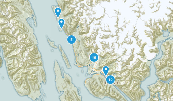 Juneau, Alaska Map