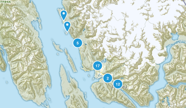Juneau, Alaska Map