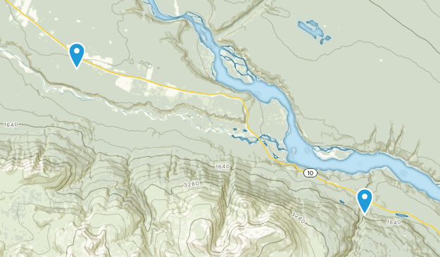 Kenny Lake, Alaska Map