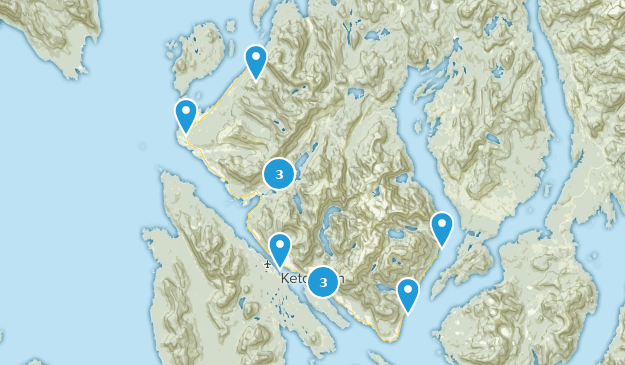 Ketchikan, Alaska Map