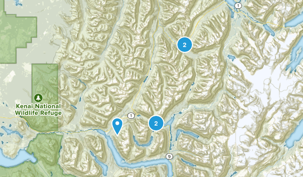 Moose Pass, Alaska Map