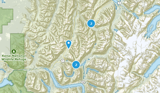 Moose Pass, Alaska Map
