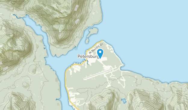 Petersburg, Alaska Map