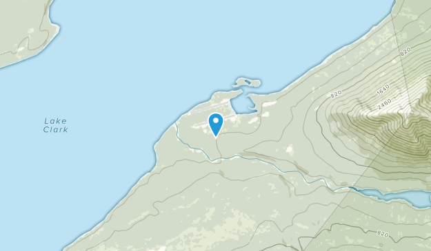 Port Alsworth, Alaska Map