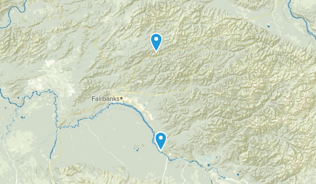 Salcha, Alaska Map
