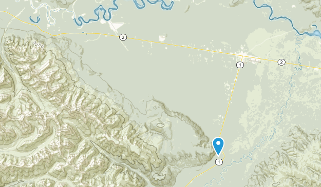 Tanacross, Alaska Map