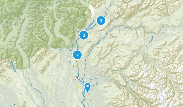 Trapper Creek, Alaska Map