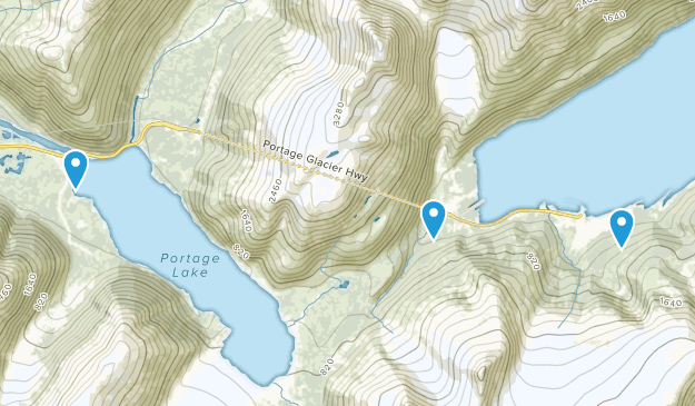 Whittier, Alaska Map