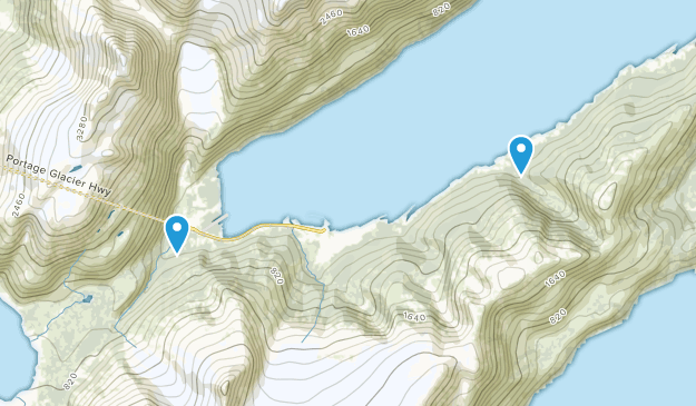 Whittier, Alaska Map