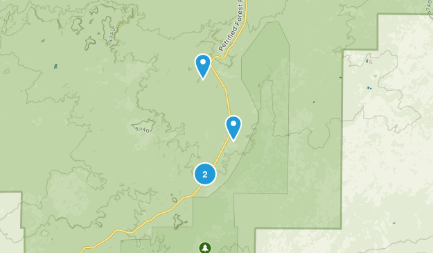 Adamana, Arizona Map