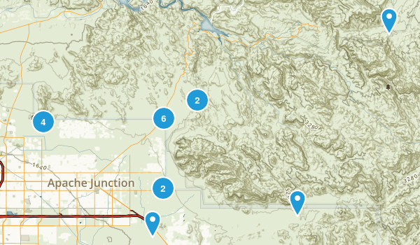 Apache Junction, Arizona Map