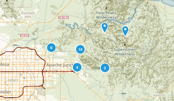 Apache Junction, Arizona Map