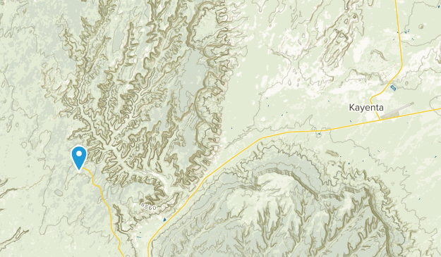 Betatakin Overlook, Arizona Map
