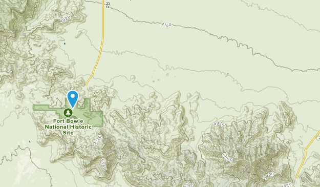 Bowie, Arizona Map