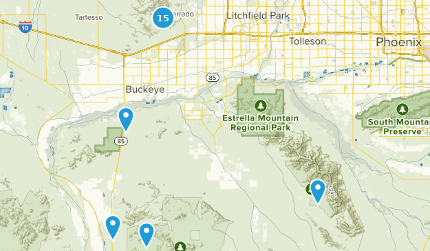 Buckeye, Arizona Map