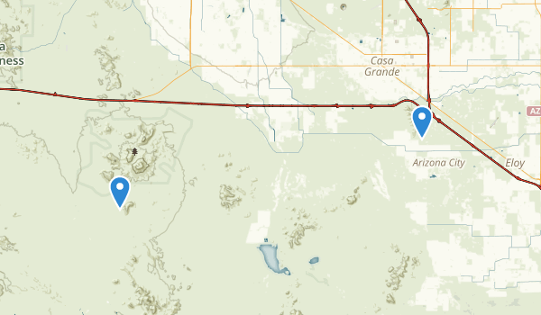 Casa Grande, Arizona Map