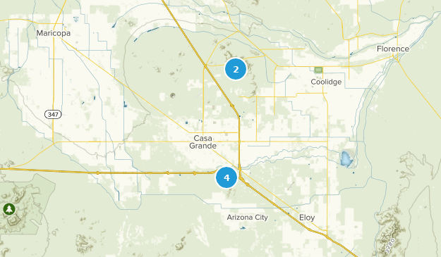 Casa Grande, Arizona Map