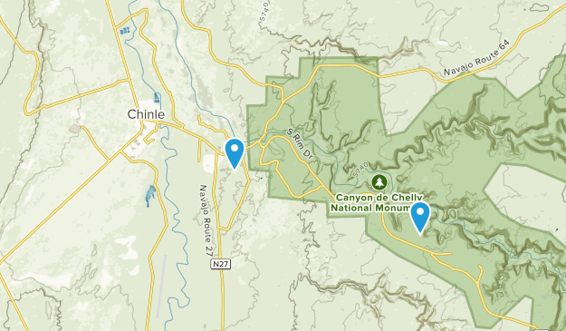 Chinle, Arizona Map