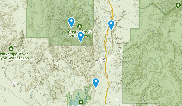 Crown King, Arizona Map