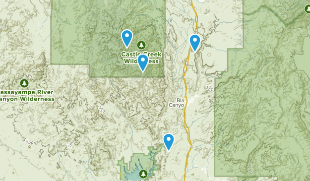 Crown King, Arizona Map