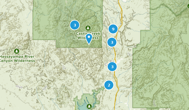 Crown King, Arizona Map